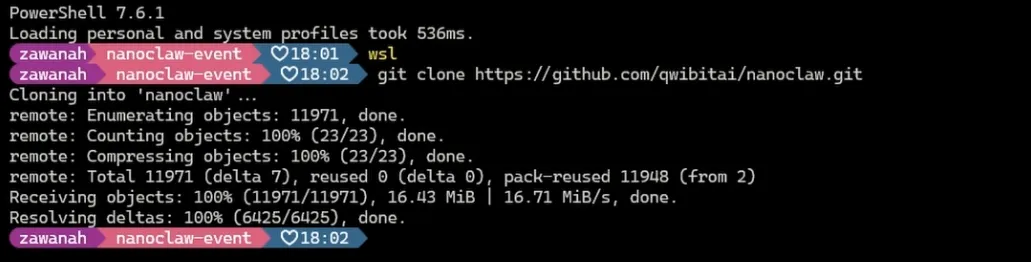 clone-nanoclaw-repo